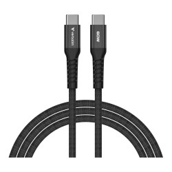 Kabel Verbatim USB-C(M) - USB-C(M) 1,2m, 60W, PD, czarny | PartsPC.pl