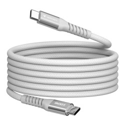 Kabel Verbatim USB-C(M) - USB-C(M) 1,2m, 100W, PD, szary | PartsPC.pl
