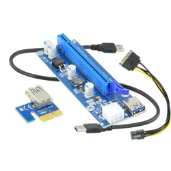Karta rozszerzeń Riser Akyga AK-CA-64 PCI Express 1x - 16x U… | PartsPC.pl