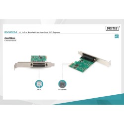 Kontroler LPT DIGITUS PCIe, 1x Parallel/LPT, Low Profile, Ch… | PartsPC.pl