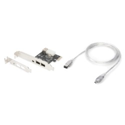 Kontroler Firewire (400) DIGITUS PCI Express, 3xZew. IEEE139… | PartsPC.pl