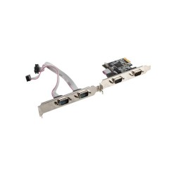 Karta Lanberg PCI Express - COM 9Pin x4 + śledzie low profil… | PartsPC.pl