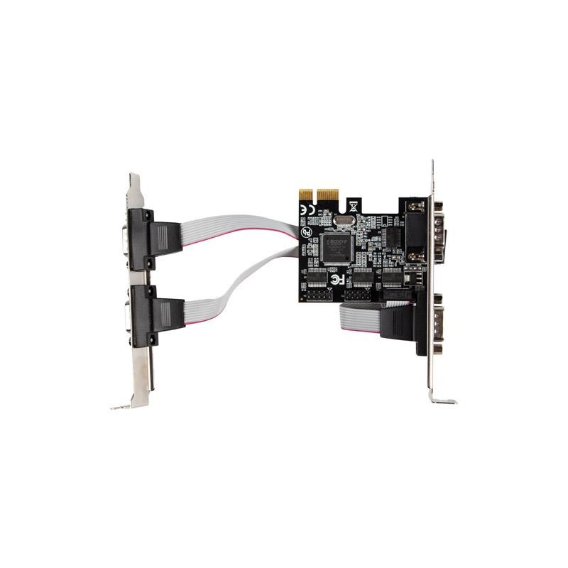 Karta Lanberg PCI Express - COM 9Pin x4 + śledzie low profil… | PartsPC.pl