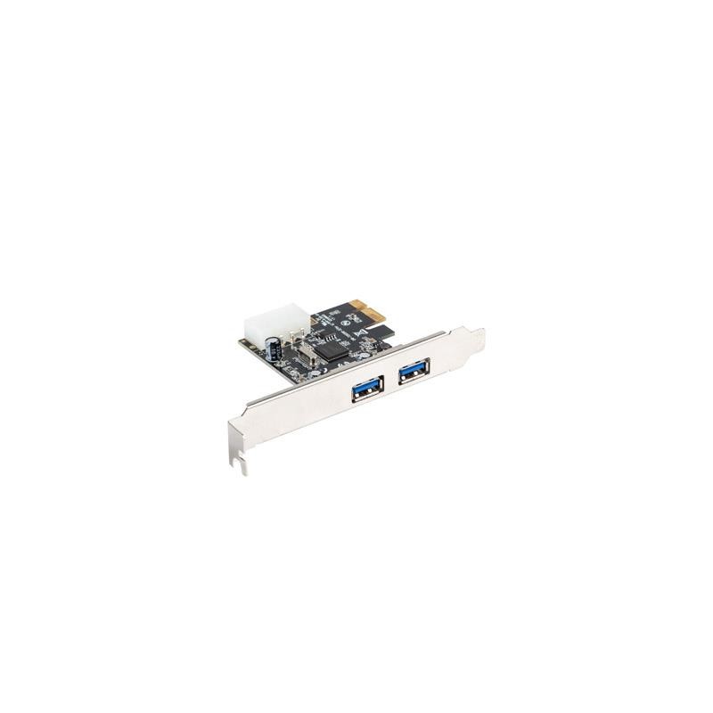 Karta Lanberg PCI Express - USB 3.1 Gen1 2-port + śledź low … | PartsPC.pl