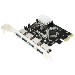 Kontroler PCI-Express LogiLink PC0057A 4x USB3.0 | PartsPC.pl