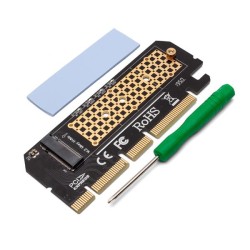 Karta rozszerzeń, adapter M.2 NVMe M-Key PCI-E Savio AK-41… | PartsPC.pl