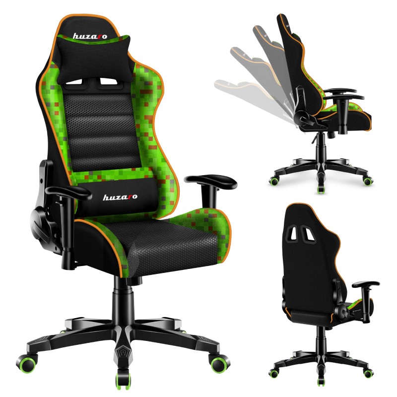 Fotel gamingowy dla dziecka Huzaro Ranger 6.0 Pixel Mesh | PartsPC.pl