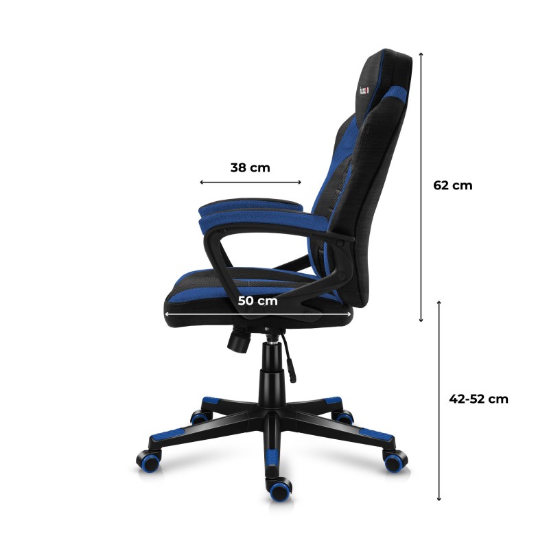Fotel gamingowy Huzaro Force 2.5 BLUE MESH | PartsPC.pl
