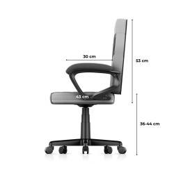 Fotel gamingowy dla dziecka Huzaro Ranger 1.0 Grey Mesh | PartsPC.pl