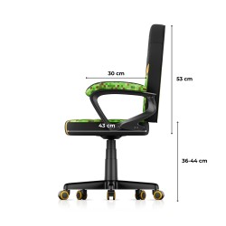 Fotel gamingowy dla dziecka Huzaro Ranger 1.0 Pixel Mesh | PartsPC.pl