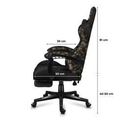 Fotel gamingowy Huzaro FORCE 4.7 Camo Mesh | PartsPC.pl