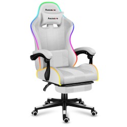 Fotel gamingowy Huzaro FORCE 4.7 RGB White Mesh | PartsPC.pl