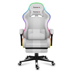 Fotel gamingowy Huzaro FORCE 4.7 RGB White Mesh | PartsPC.pl