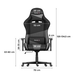 Fotel Gamingowy Huzaro Force 6.2 Grey Mesh | PartsPC.pl