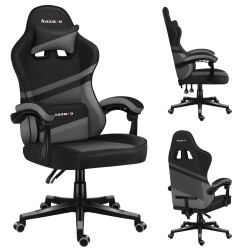Fotel gamingowy Huzaro Force 4.4 Grey Mesh | PartsPC.pl