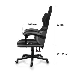 Fotel gamingowy Huzaro Force 4.4 Grey Mesh | PartsPC.pl