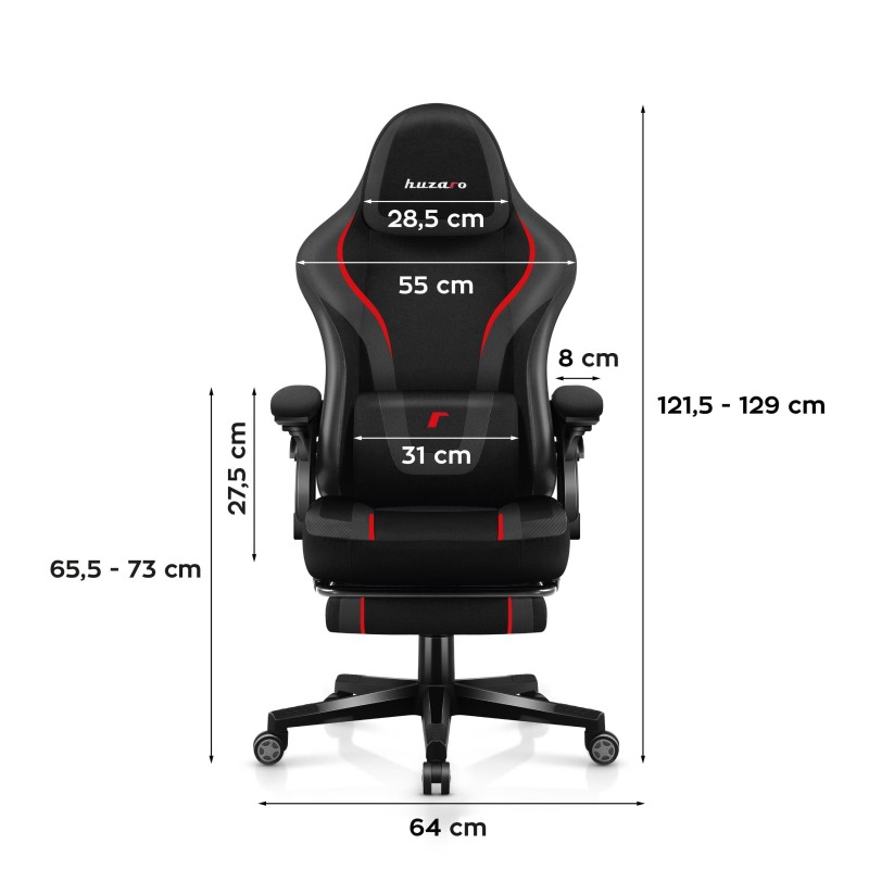 Fotel gamingowy Huzaro Force 4.6 Carbon | PartsPC.pl