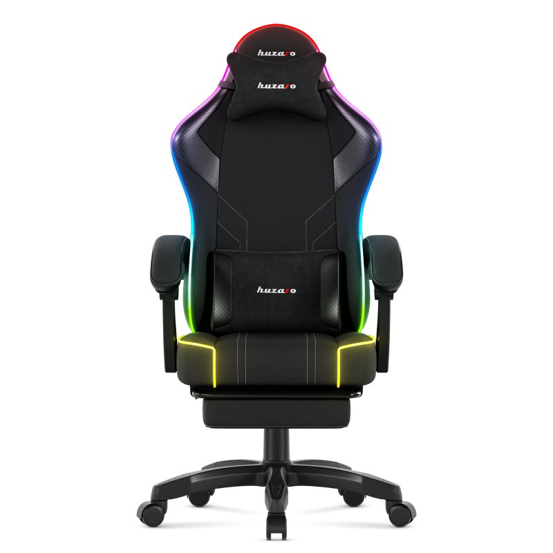 Fotel gamingowy Huzaro Force 3.7 RGB Black | PartsPC.pl