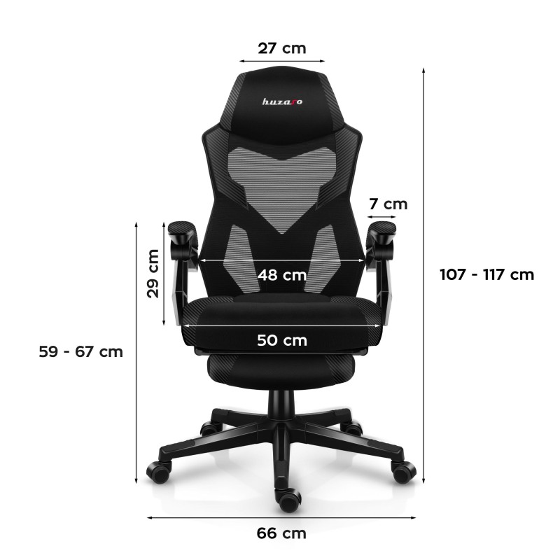 Fotel gamingowy Huzaro Combat 3.1 Carbon | PartsPC.pl