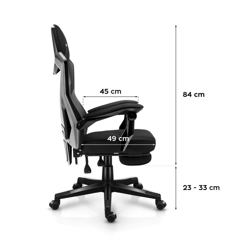 Fotel gamingowy Huzaro Combat 3.1 Carbon | PartsPC.pl