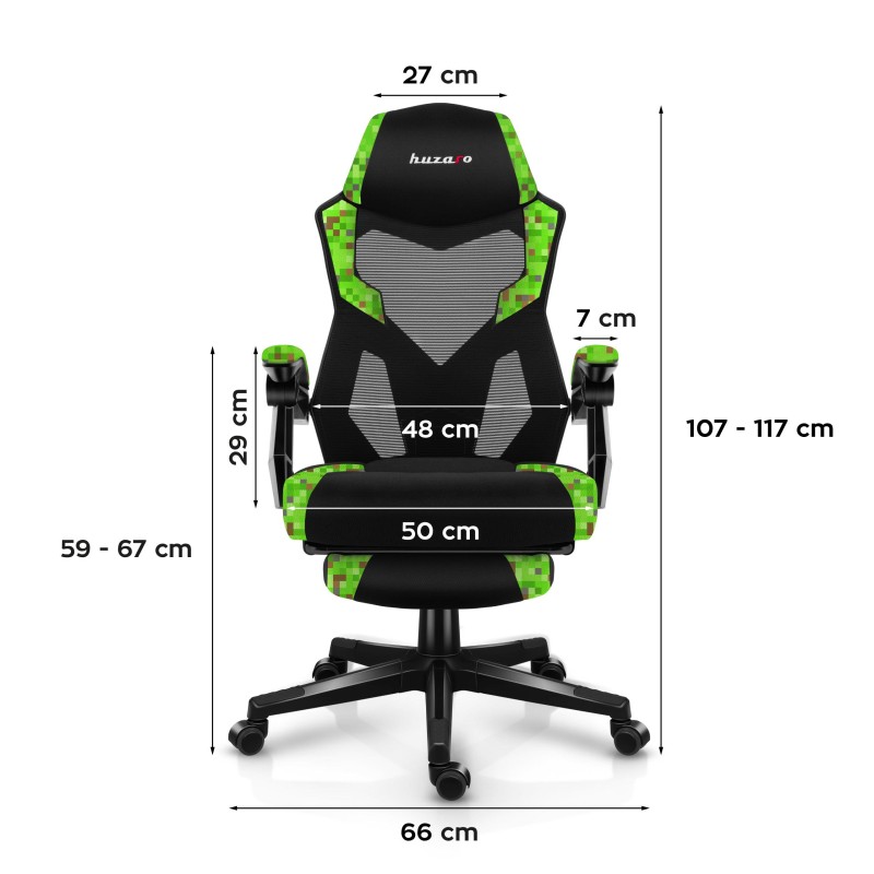 Fotel gamingowy Huzaro Combat 3.1 Pixel | PartsPC.pl