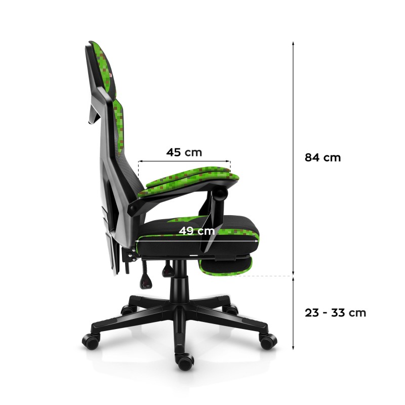 Fotel gamingowy Huzaro Combat 3.1 Pixel | PartsPC.pl