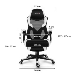 Fotel gamingowy Huzaro Combat 3.1 White | PartsPC.pl
