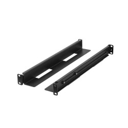 Zestaw szyn montażowych Lanberg do szaf 19" przesuwne 396 x 680 mm czarny