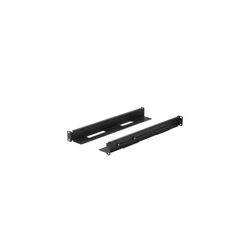 Zestaw szyn montażowych Lanberg do szaf 19" przesuwne 396 x 680 mm czarny