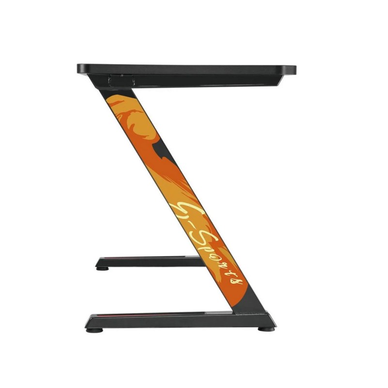 Maclean Biurko Gamingowe Czarne 50kg Max NANORS RS120 | PartsPC.pl