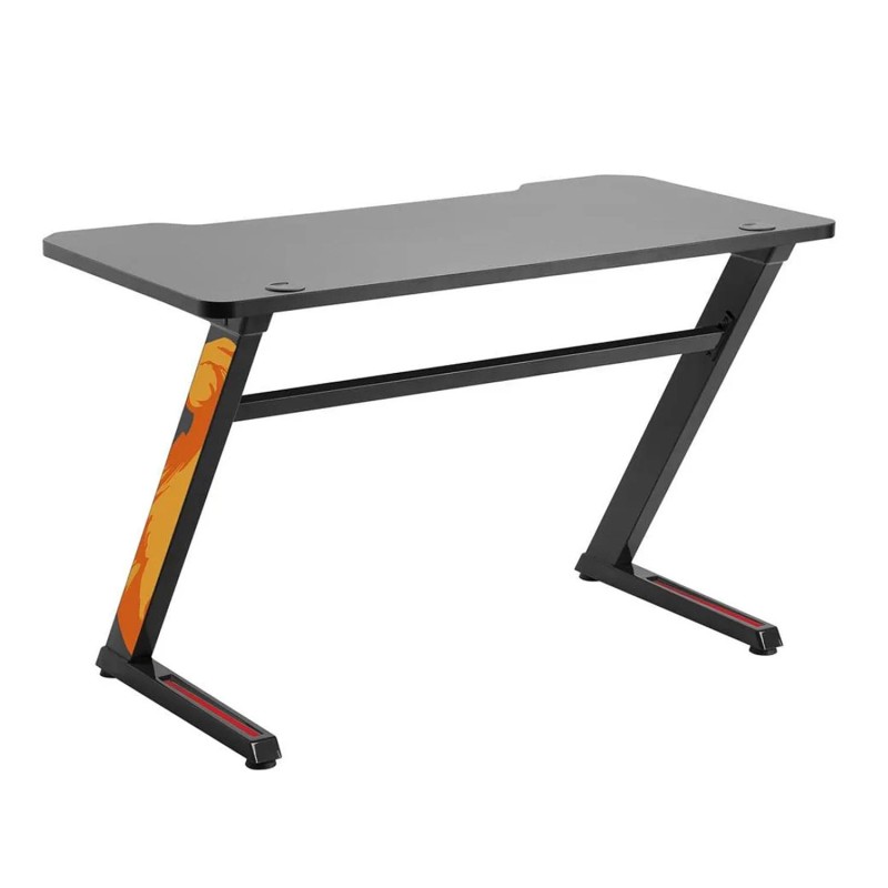 Maclean Biurko Gamingowe Czarne 50kg Max NANORS RS120 | PartsPC.pl