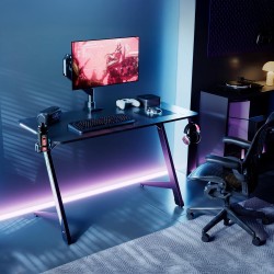 Maclean Biurko gamingowe NanoRS 120x60cm LED RS102 | PartsPC.pl