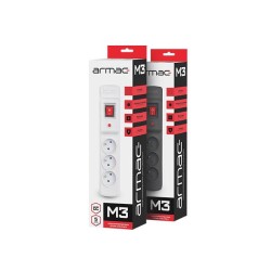 Listwa zasilająca Armac Multi M3 1,5M 3 gniazd szary