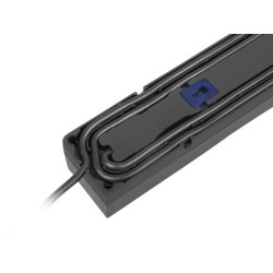 Listwa zasilająca Armac Z5 5m 5x 230V PL 10A organizer kabla czarna