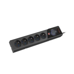 Listwa zasilająca Armac Z5 5m 5x 230V PL 10A organizer kabla czarna