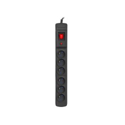 Listwa zasilająca Armac Multi M6 10m 6 gniazd czarna | PartsPC.pl