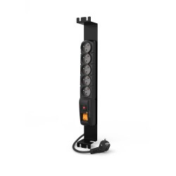 Listwa przeciwprzepięciowa Acar F5 FA RACK 5,0m czarna | PartsPC.pl