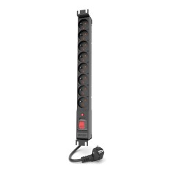 Listwa zasilająca Acar PDU RACK 16A 1,5m czarna | PartsPC.pl