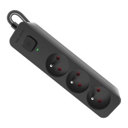 Listwa zasilająca Defender SFS 131 1,5 m, 3 gniazda | PartsPC.pl