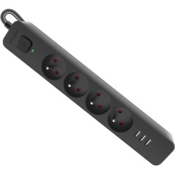 Listwa zasilająca Defender SFS 133 1,5 m, 4 gniazda, 3x USB… | PartsPC.pl
