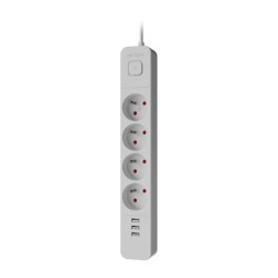 Listwa zasilająca Defender SFS 133 1,5 m, 4 gniazda, 3x USB … | PartsPC.pl