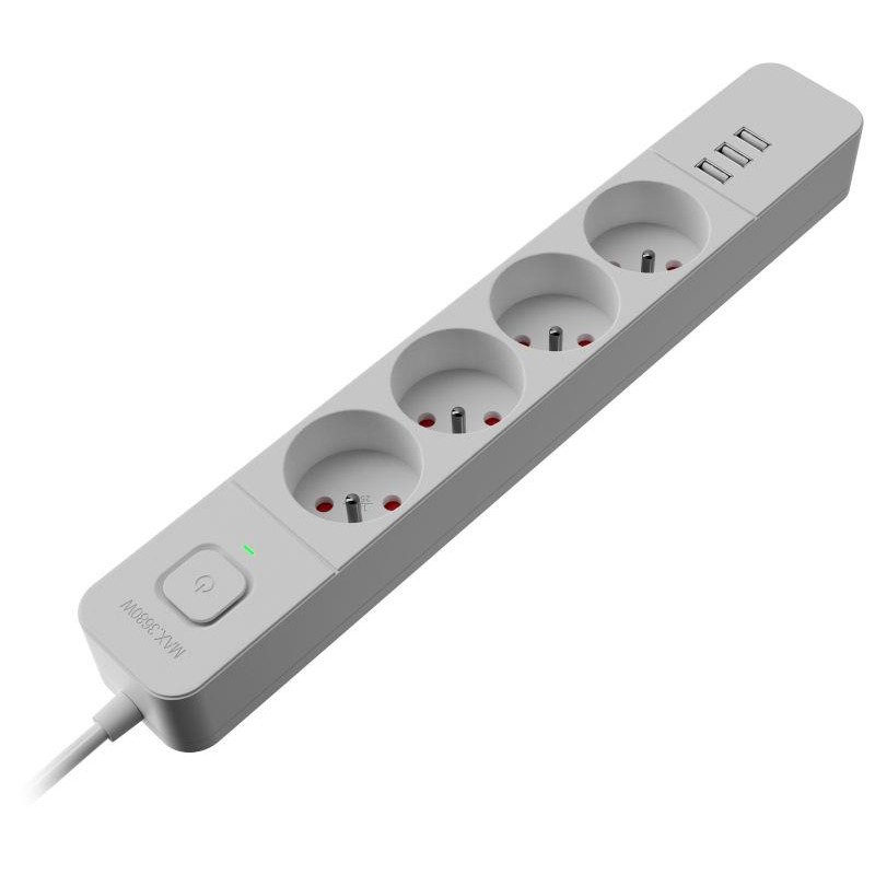 Listwa zasilająca Defender SFS 133 1,5 m, 4 gniazda, 3x USB … | PartsPC.pl