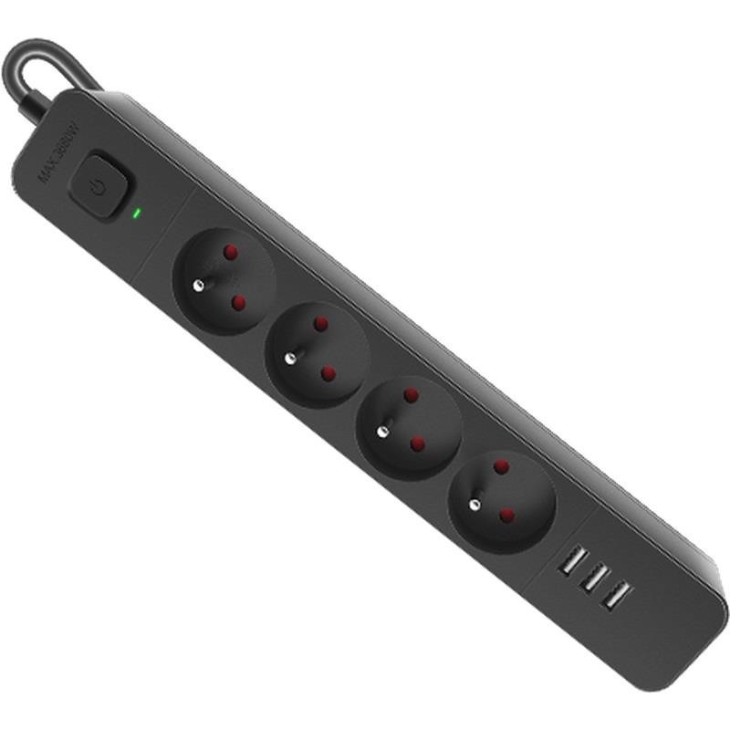Listwa zasilająca Defender SFS 135 5 m, 4 gniazda, 3x USB | PartsPC.pl