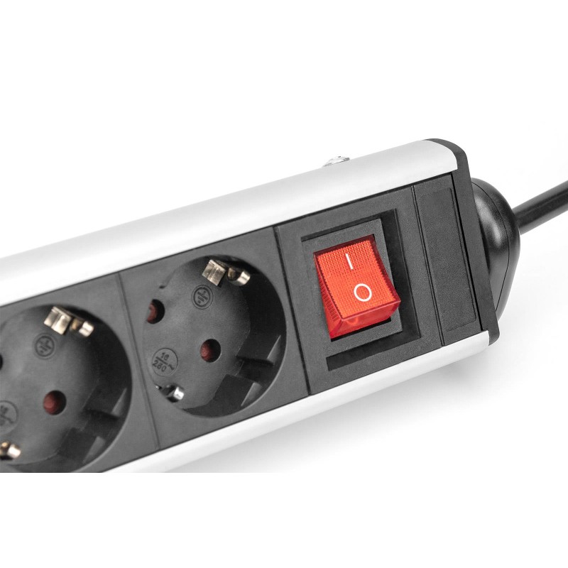 Listwa zasilająca DIGITUS biurowa 45° 6 gniazdowa 2xUSB-A 1x… | PartsPC.pl