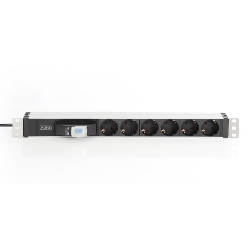 Listwa zasilająca DIGITUS PDU 19" RACK 6xSchuko kabel 2m 1xS… | PartsPC.pl