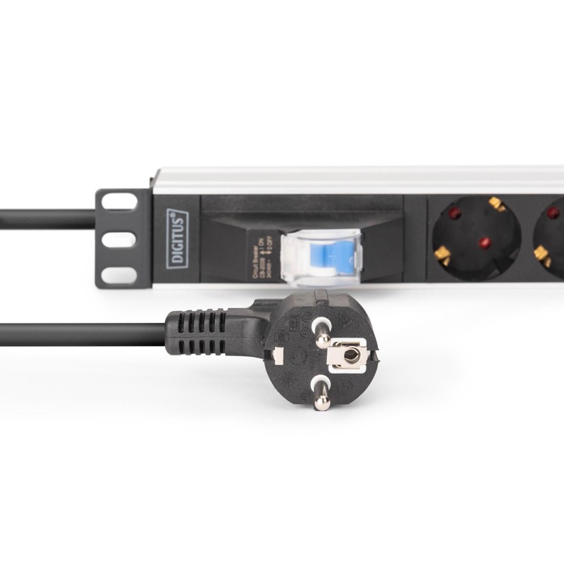 Listwa zasilająca DIGITUS PDU Rack 19" z wyłącznikiem nadprą… | PartsPC.pl