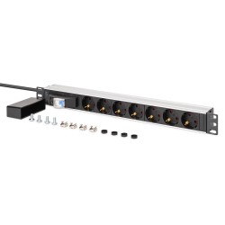 Listwa zasilająca DIGITUS PDU Rack 19" z wyłącznikiem nadprą… | PartsPC.pl