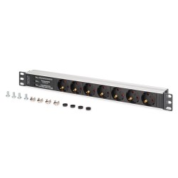 Listwa zasilająca DIGITUS PDU Rack 19" z zab. przeciwprzepię… | PartsPC.pl
