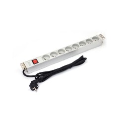 Listwa zasilająca DIGITUS 19", 1U, 8 gniazd, 16A, 1,8m | PartsPC.pl