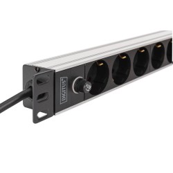 Listwa zasilająca DIGITUS PDU Rack 19" z bezpiecznikiem prze… | PartsPC.pl
